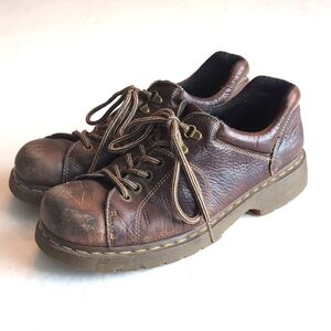 Dr. Martens Men’s Oxford Lace Up Round Toe Leather Upper Shoes Size 12